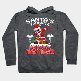 Santas Favorite Nurse Practitioner Christmas T Shi Hoodie